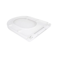 Сидіння для унітазу Qtap (Kolibri) 455×360×30 мм, White, з мікроліфтом Slim Duroplast, Quick Release QTST179W49488 - 2 фото