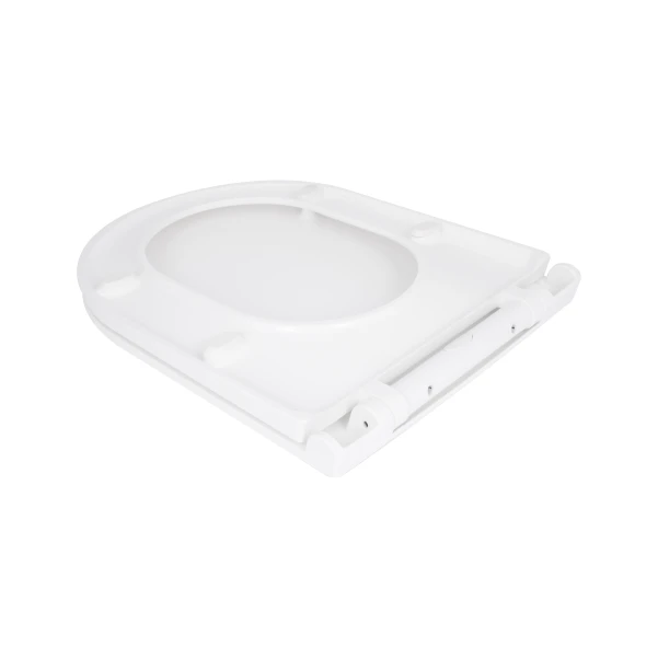 Сидіння для унітазу Qtap (Kolibri) 455×360×30 мм, White, з мікроліфтом Slim Duroplast, Quick Release QTST179W49488 - 2 фото