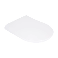 Qtap Сиденье для унитаза (Robin 490, Scorpio 490) 430x363x60 мм, White, с микролифтом, Slim Duroplast, MagLock QTSC179W48915