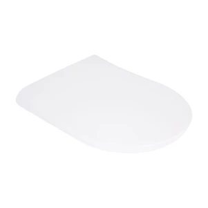 Qtap Сиденье для унитаза (Robin 490, Scorpio 490) 430x363x60 мм, White, с микролифтом, Slim Duroplast, MagLock QTSC179W48915