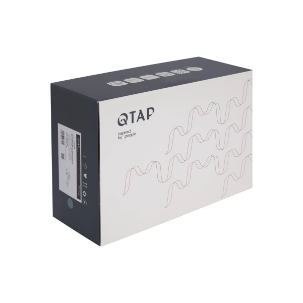 Змішувач для ванни Qtap Crow з душовим гарнітуром QTCRO259CRM48646 Chrome - 7 фото