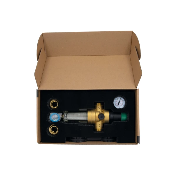 Фильтр самопромывной Thermo Alliance Forte 3/4" с редуктором для холодной воды SF128W20C - 6 фото