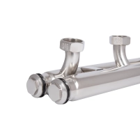 Коллектор распределительный Thermo Alliance Forte Quick System для 5 насосных групп 1 1/4"x1, нерж. сталь SUS 304 TAF-QSK5 - 3 фото