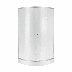 Набор Lidz душевая кабина Latwa SC90x90.SAT.LOW.FR, стекло Frost 4 мм + поддон Kupala