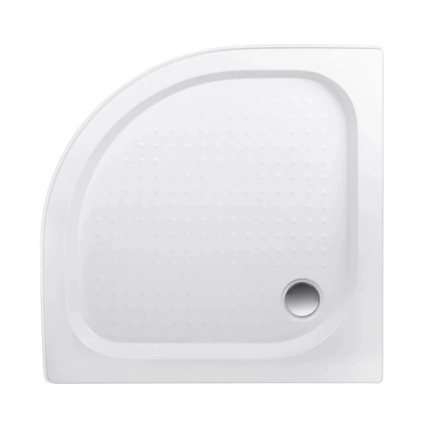 Lidz Набор: Душевая кабина Latwa SC90x90.SAT.LOW.DGR, полукруглая, стекло тонированное 4 мм + Душевой поддон Kapielka ST90x90x14 - 7 фото