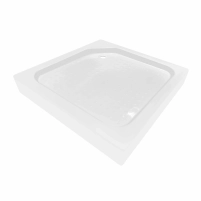 Lidz Набор: Душевая кабина Wawel SC90x90.SAT.LOW.DGR, квадратная, стекло тонированное 4 мм + Душевой поддон Kapielka ST90x90x14 - 7 фото