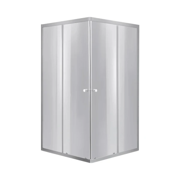 Lidz Набор: Душевая кабина Wawel SC90x90.SAT.LOW.DGR, квадратная, стекло тонированное 4 мм + Душевой поддон Kapielka ST90x90x14 - 2 фото