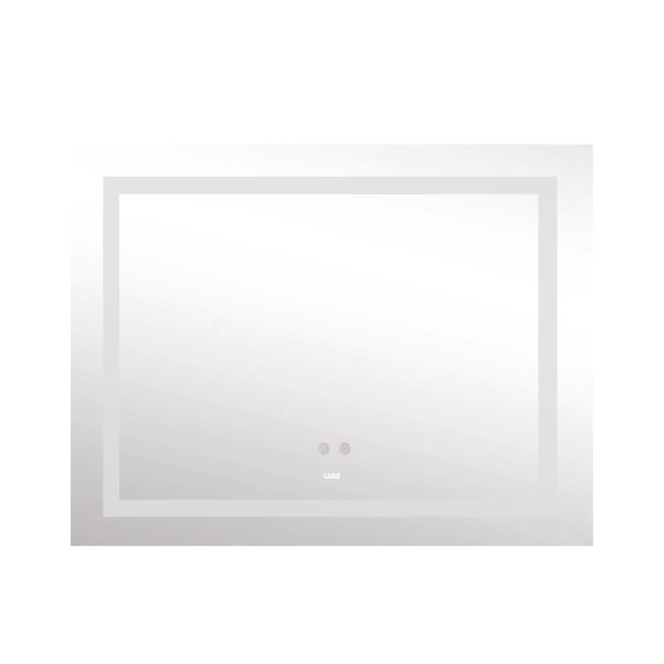 Дзеркало Lidz Kubis (KU1) 1200х800 з LED-підсвічуванням Touch, з антизапотіванням, з димером, рег. яскравості LDKUB120080049008 - 2 фото