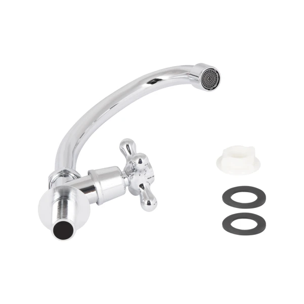 Монокран для кухні Lidz Lamb 269F1 LDLAM269F1CRM44976 Chrome - 3 фото