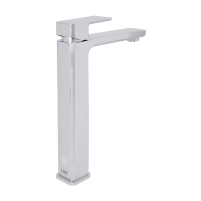 Змішувач для раковини  Lidz Dozorca 001FH високий (k35) Chrome LDDOZ001FHCRM48990 - 2 фото