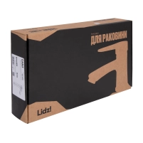 Змішувач для раковини  Lidz Dozorca 001FH високий (k35) Chrome LDDOZ001FHCRM48990 - 7 фото