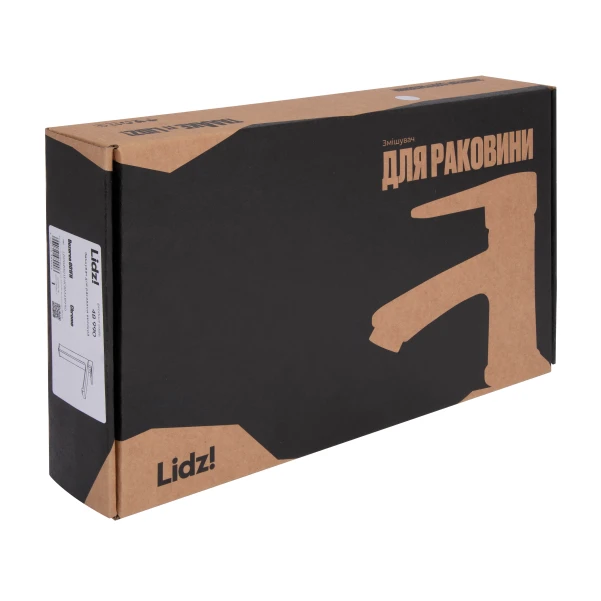 Змішувач для раковини  Lidz Dozorca 001FH високий (k35) Chrome LDDOZ001FHCRM48990 - 7 фото