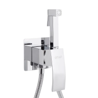 Набор для гигиенического душа Qtap Swan Cascada прямоугольный QTSWA262CRM45567 Chrome - 2 фото
