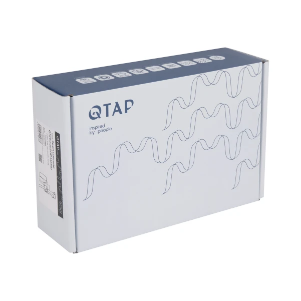 Набор для гигиенического душа Qtap Swan Cascada прямоугольный QTSWA262CRM45567 Chrome - 7 фото