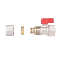 Кран шаровой обжимной Thermo Alliance Forte 20х3/4" ВР SF264W20 - 8 фото