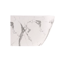 Біде підвісне Qtap Robin 515x370x350 мм, Marble QT13551381GMR - 3 фото