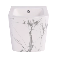 Биде подвесное Qtap Tern 520x350x330 мм, Marble QT17551303GMR - 2 фото