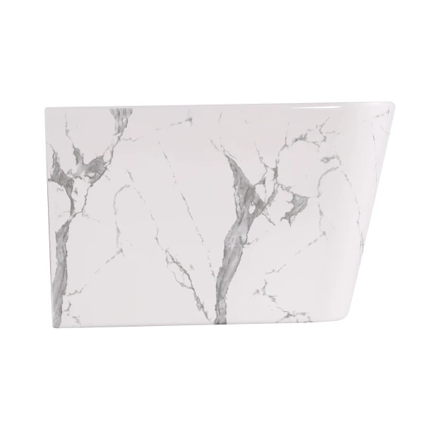Биде подвесное Qtap Tern 520x350x330 мм, Marble QT17551303GMR - 3 фото