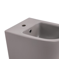 Биде подвесное Qtap Robin 515x370x350 мм, Stone grey QT13551381GSG - 4 фото