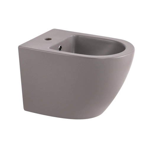Биде подвесное Qtap Robin 515x370x350 мм, Stone grey QT13551381GSG