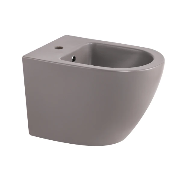 Биде подвесное Qtap Robin 515x370x350 мм, Stone grey QT13551381GSG