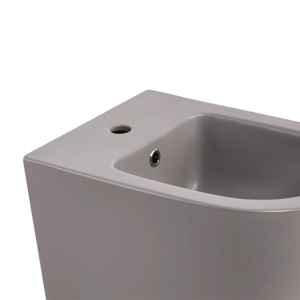 Биде подвесное Qtap Robin 515x370x350 мм, Stone grey QT13551381GSG - 4 фото