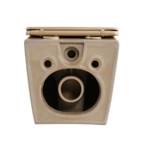 Унітаз підвісний Robin Ultra Quiet 490×365×325 мм, Beige, з сидінням Slim Duroplast / Soft-close / Quick Release QT13332381АSSB Qtap - 6 фото