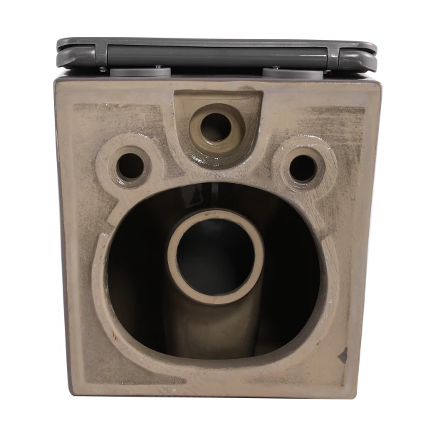 Унітаз підвісний Qtap Tern Ultra Quiet 520×345×325 мм, Stone grey, з сидінням Slim Duroplast / Soft-close / Quick Release QTTER26SG49000 - 6 фото