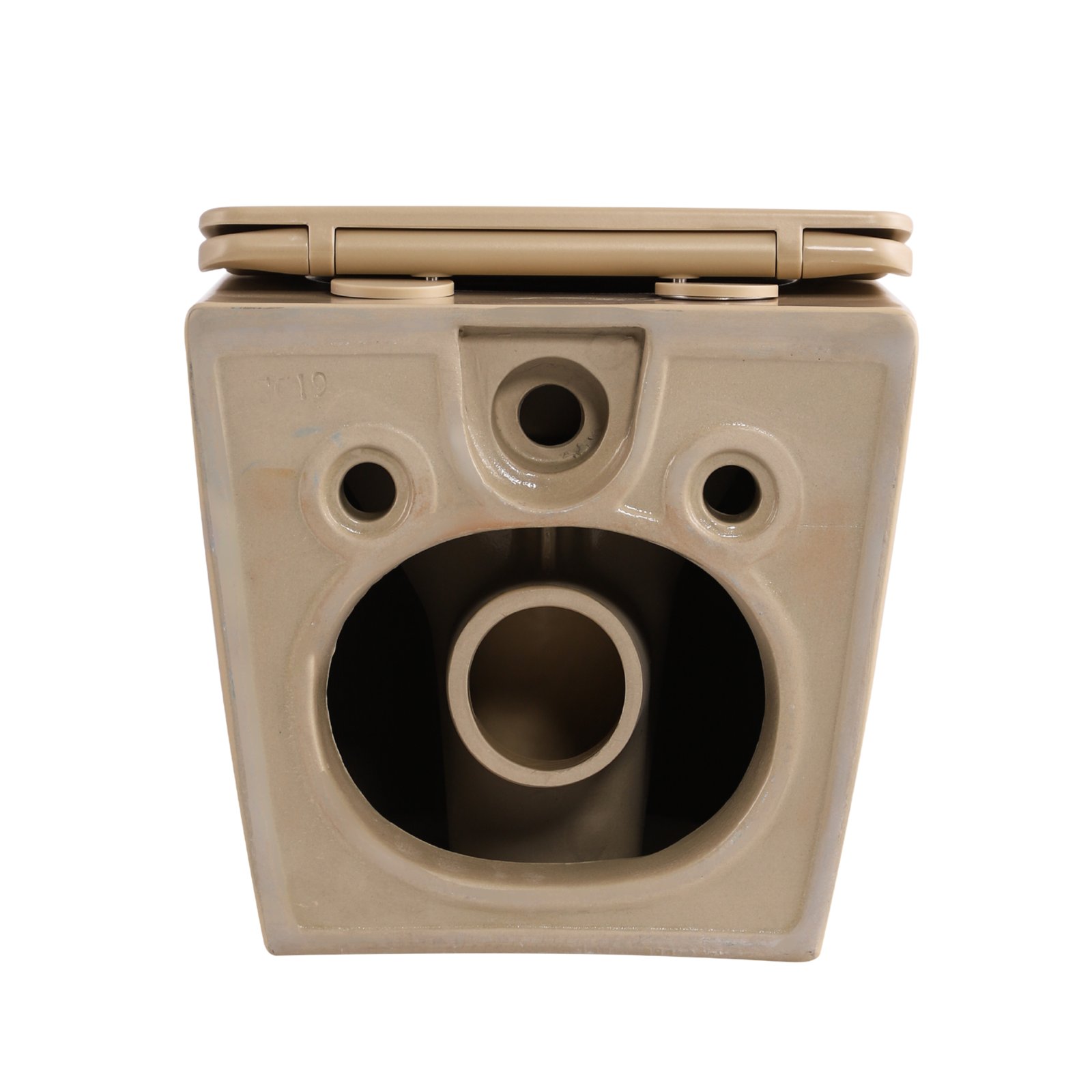 Унітаз підвісний Qtap Robin Ultra Quiet 520×365×340 мм, Beige, з сидінням Slim Duroplast / Soft-close / Quick Release QTROB26SB48997 - 6 фото