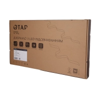 Дзеркало Qtap Scorpio (SC1) з LED-підсвічуванням Touch, з антизапотіванням, з димером, рег. темп. кольору (3000-6500K) Black QTSC500900 - 11 фото