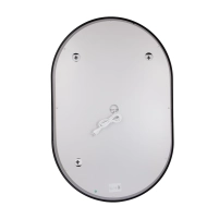 Дзеркало Qtap Scorpio (SC1) з LED-підсвічуванням Touch, з антизапотіванням, з димером, рег. темп. кольору (3000-6500K) Black QTSC600900 - 6 фото