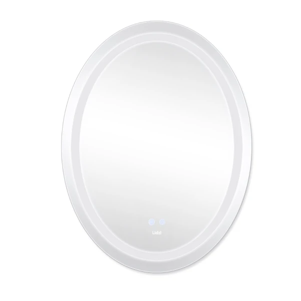 Дзеркало Lidz Vida 700х500 з LED-підсвічуванням Touch, з антизапотіванням, з димером, рег. яскравості LD78LF5070 - 3 фото