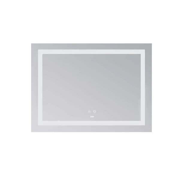 Дзеркало Lidz Kubis (KU1) 700х500 з LED-підсвічуванням Touch, з антизапотіванням, з димером, рег. яскравості LD78LF90448485 - 2 фото