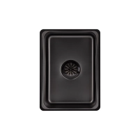 Мойка для кухни интегрированная Lidz Handmade H6845HB Decor Black PVD Honeycomb 3,0/1,0 мм LDH6845HDECBLM49445 - 8 фото
