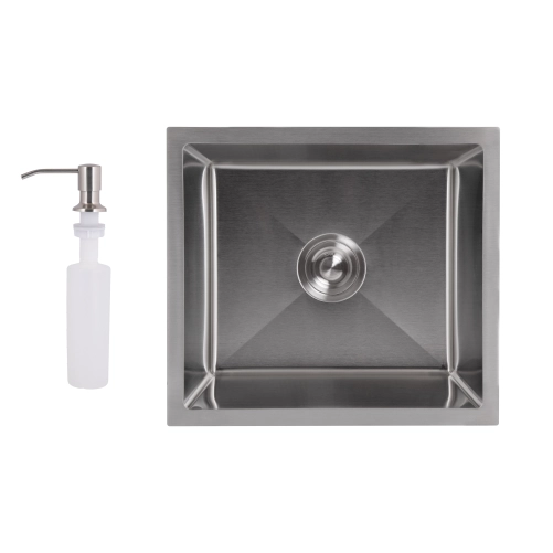 Мийка для кухні інтегрована під стільницю Lidz Handmade H4843 Brushed Steel 3,0/1,0 мм LDH4843BRU49441