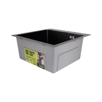 Мийка для кухні інтегрована Lidz Handmade H4545HB Decor Black PVD Honeycomb 2,5/0,5 мм LDH4545HDECBLM49438 - 3 фото