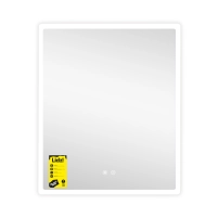 Зеркало Lidz Orion (OR2) 700х800 с LED-подсветкой Touch, с антизапотеванием, с диммером, рег. яркости LDOR70080049293 - 3 фото