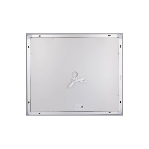 Дзеркало Lidz Kubis (KU1) 600х700 з LED-підсвічуванням Touch, з антизапотіванням, з димером, рег. яскравості LDKU60070049285 - 5 фото