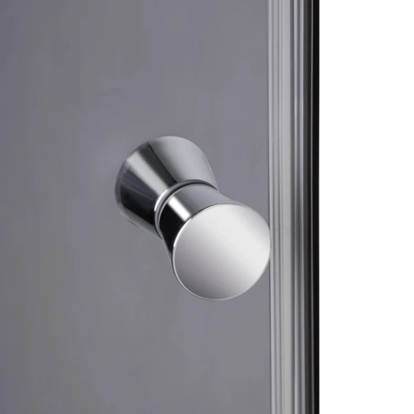 Душовий бокс Lidz Kubis SB90x90.SAT.LOW.GR, скло тоноване 4 мм - 4 фото