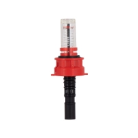 Коллектор латунный с расходомерами и евроконусами Thermo Alliance Standart 1" на 6 выходов TAS235W6E - 6 фото