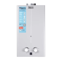 Колонка газова димохідна Thermo AllianceJSD20-10CR SILVER  10 л