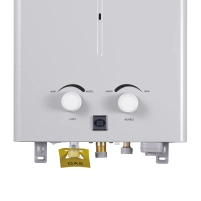 Колонка газова димохідна Thermo AllianceJSD20-10CR SILVER  10 л - 6 фото