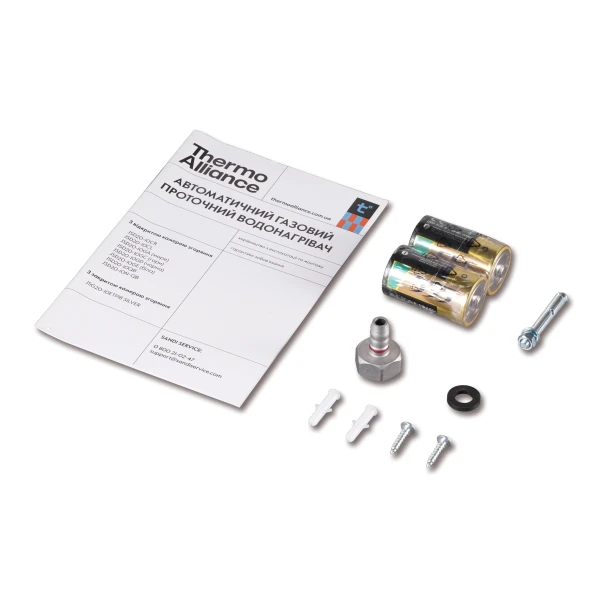 Колонка газова димохідна Thermo AllianceJSD20-10CR SILVER  10 л - 10 фото