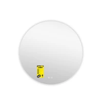Дзеркало Lidz Astra R600 з LED-підсвічуванням Touch, з антизапотіванням, з димером, рег. яскравості LDASR60049289 - 3 фото