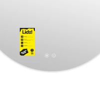 Дзеркало Lidz Astra R600 з LED-підсвічуванням Touch, з антизапотіванням, з димером, рег. яскравості LDASR60049289 - 4 фото
