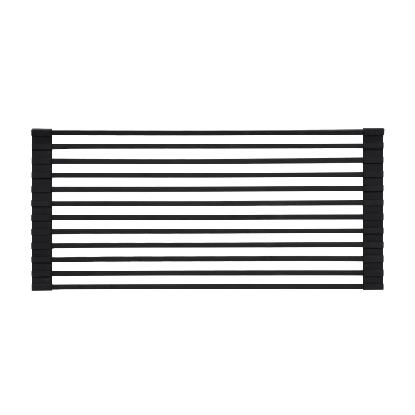 Сушарка на кухонну мийку Lidz Acsis LA04 Black, квадратна основа, для посуду 430х216 мм LDACSLA04BLM49762 - 2 фото