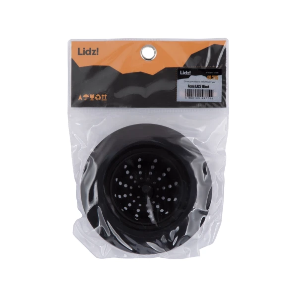 Сітка для сифона Lidz Acsis LA27 Black, силіконова, 117х117х37 мм LDACS33BLM49775 - 5 фото