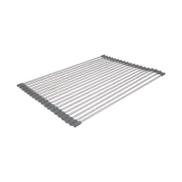 Сушилка на кухонную мойку Lidz Acsis LA01 Gray, кругла основа, для посуды 440х320 мм LDACSLA01GRA49779