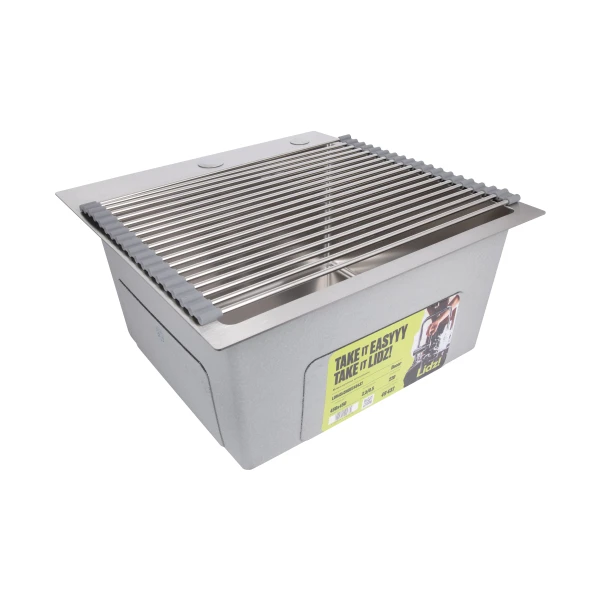 Сушилка на кухонную мойку Lidz Acsis LA01 Gray, кругла основа, для посуды 440х320 мм LDACSLA01GRA49779 - 4 фото