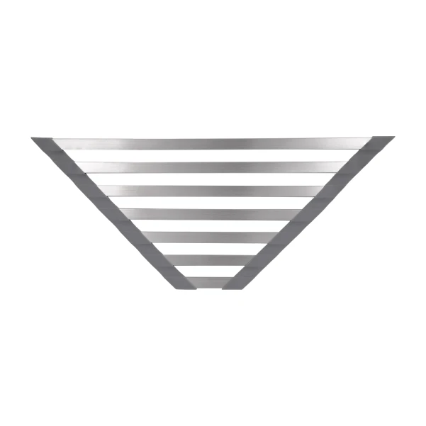 Сушилка на кухонную мойку угловая Lidz Acsis LA19 Gray, плоска основа, для посуды 477х198 мм LDACSLA19GRA49772 - 2 фото